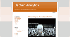 Desktop Screenshot of captainanalytics.com